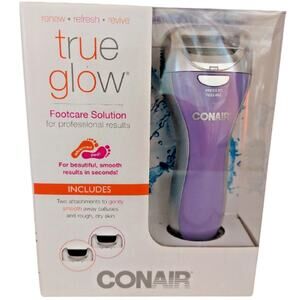 Conair TRUE GLOW RECHARGEABLE CALLUS SOFTENER Footcare Soft Feet